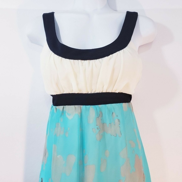 La Belle DRESS Womens Size 9 Sleeveless Empire Fla - Picture 7 of 8